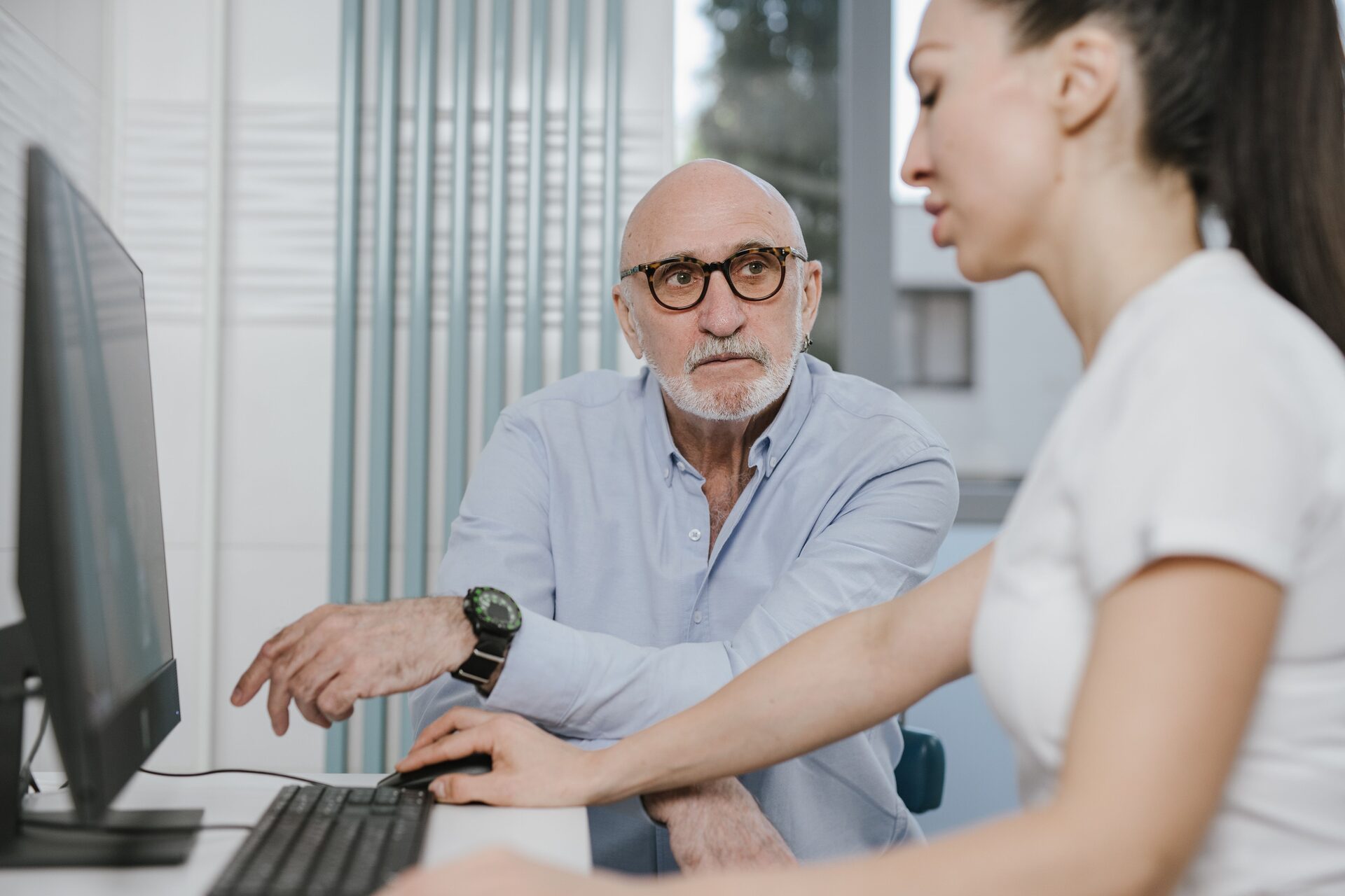 A reassuring consultation after an accident