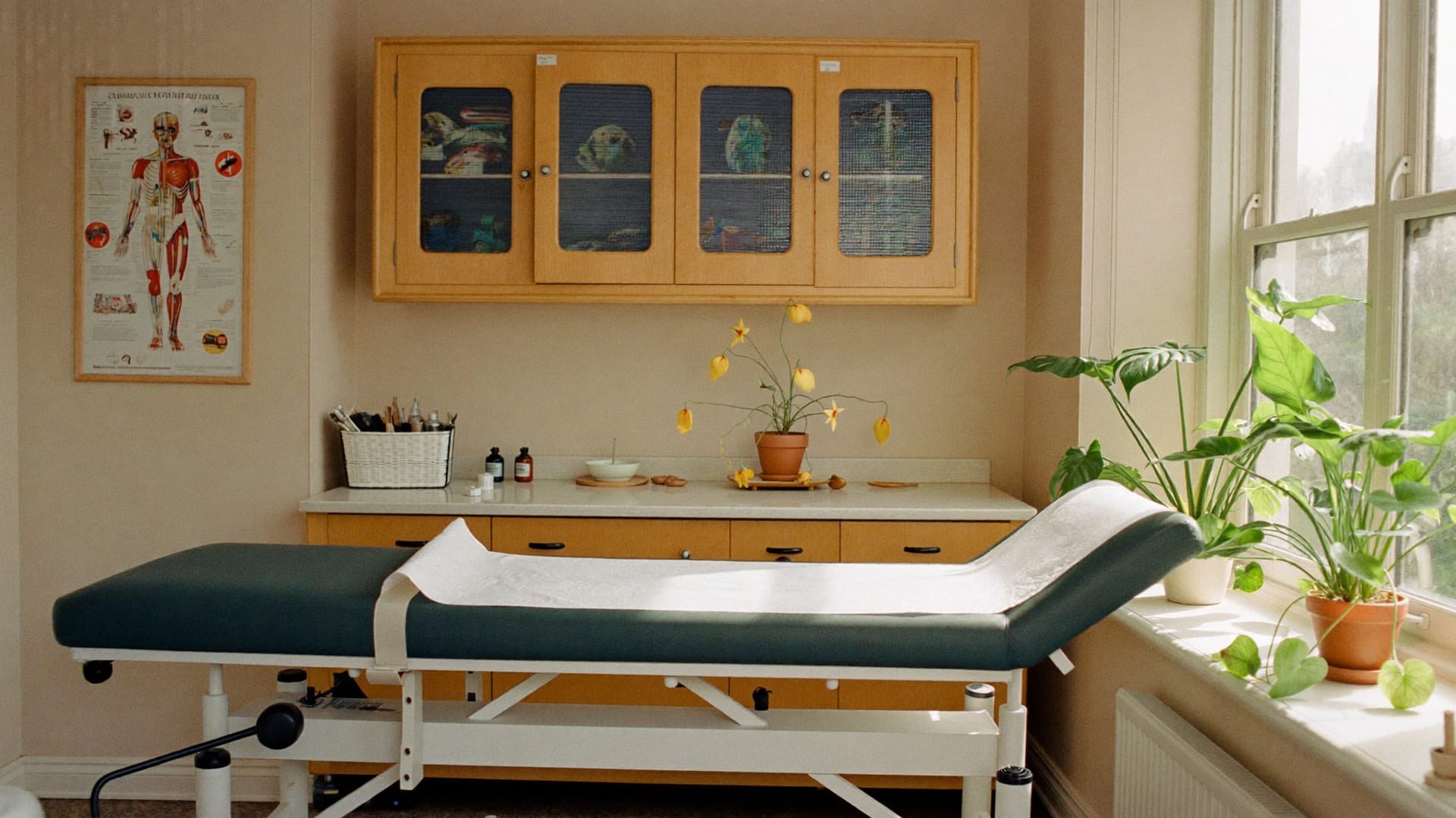 A bright, welcoming treatment room at Dunn Chiropractic Clinic